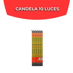CANDELA DE 10 LUCES x 6u
